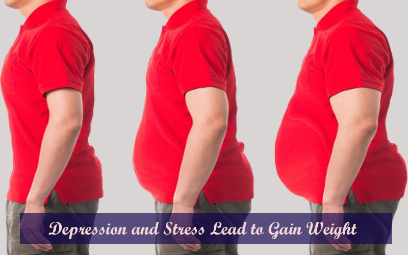 Depression and Stress Lead to Gain Weight